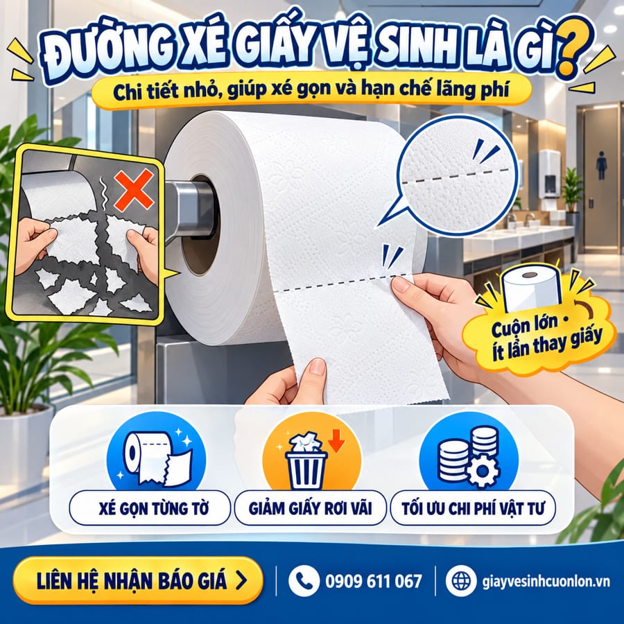 Tìm hiểu đường xé giấy vệ sinh là gì?