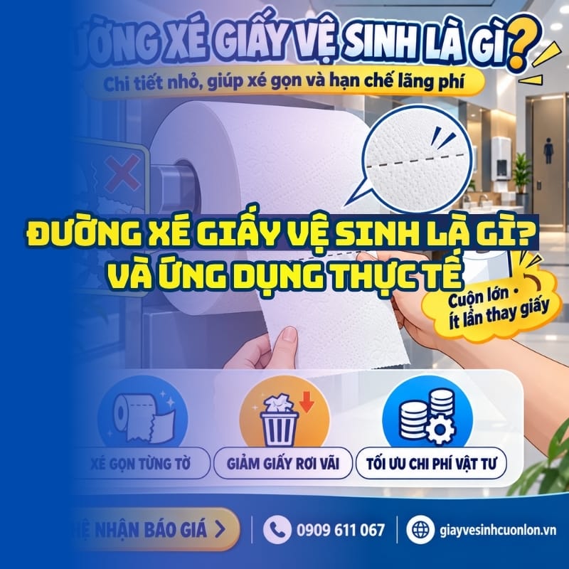 Đường xé giấy vệ sinh là gì và ứng dụng thực tế tại Horeca Việt Nam