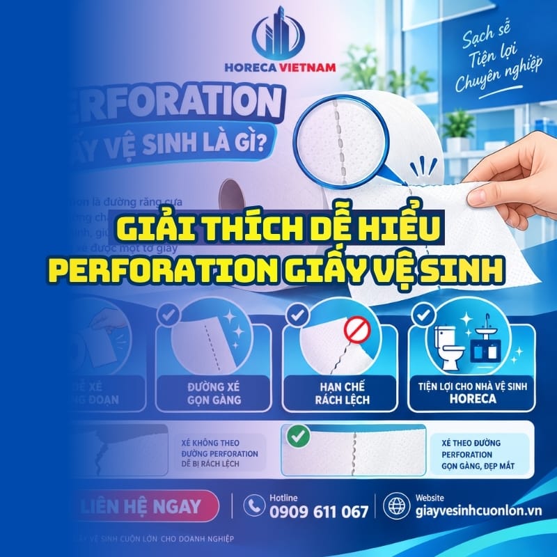 Giải thích dễ hiểu perforation giấy vệ sinh là gì?
