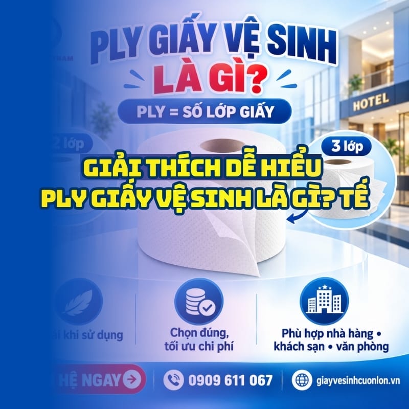 Giải thích dễ hiểu ply giấy vệ sinh là gì tại Horeca Việt Nam