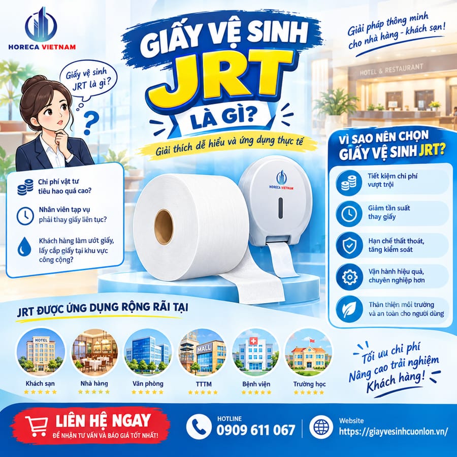 Tìm hiểu giấy vệ sinh JRT là gì?
