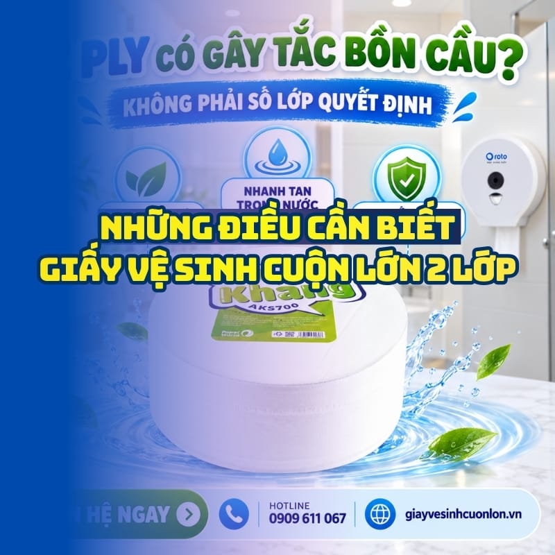 Horeca Việt Nam đại lý phân phối giấy vệ sinh cuộn lớn 2 lớp giá sỉ tận xưởng giao hàng tận nơi