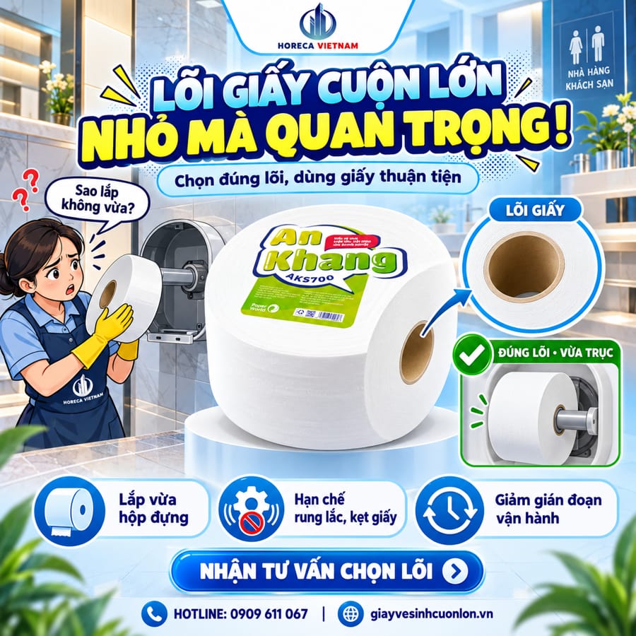 Tìm hiểu lõi giấy vệ sinh cuộn lớn là gì?