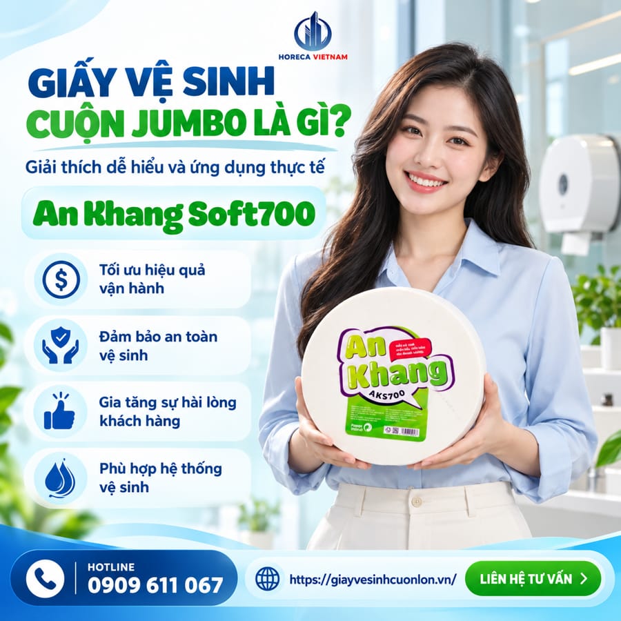 Mua giấy vệ sinh cuộn jumbo uy tín giá tốt tại Horeca Việt Nam