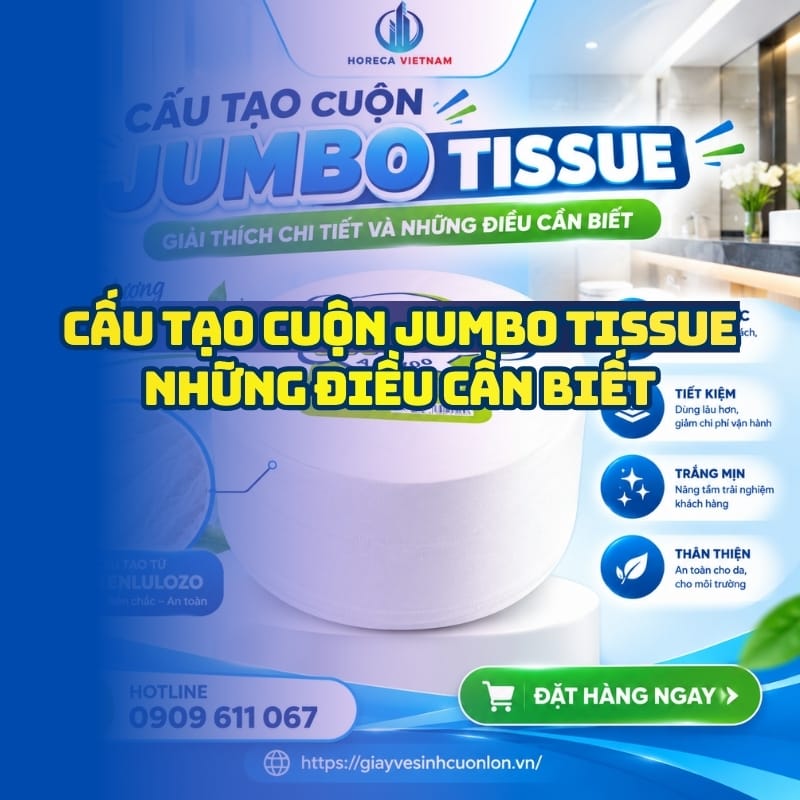 Những điều cần biết cấu tạo cuộn jumbo tissue