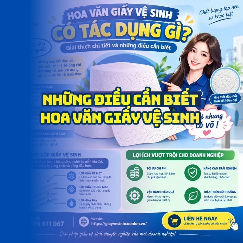 Những điều cần biết hoa văn giấy vệ sinh có tác dụng gì?