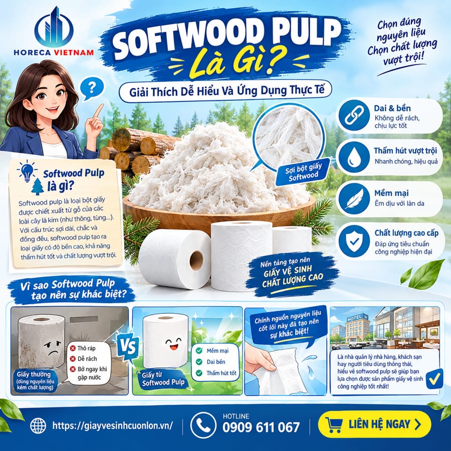 Tìm hiểu softwood pulp là gì?