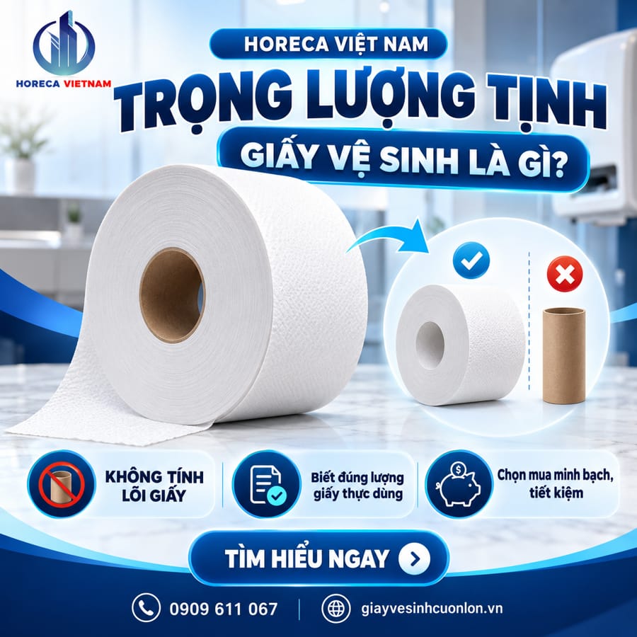 Tìm hiểu trọng lượng tịnh giấy vệ sinh là gì?